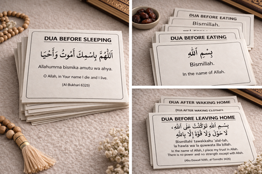 12  Daily Dua  Stickers – Teach Your Children the Sunnah