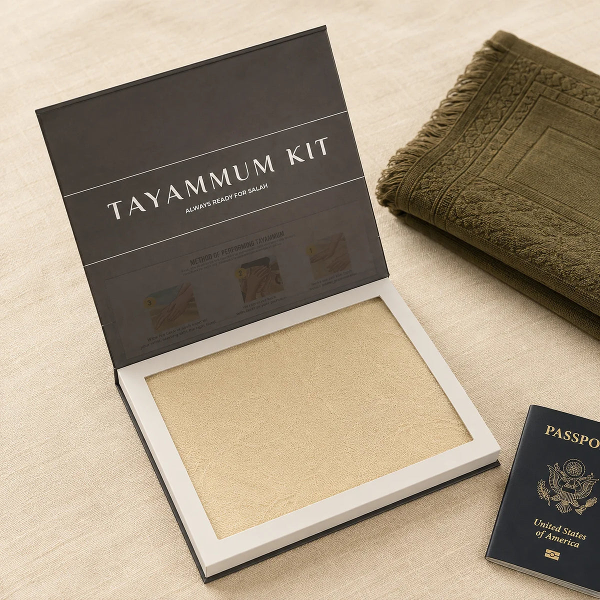 Tayammum Kit – Portable Natural Earth Kit for Salah
